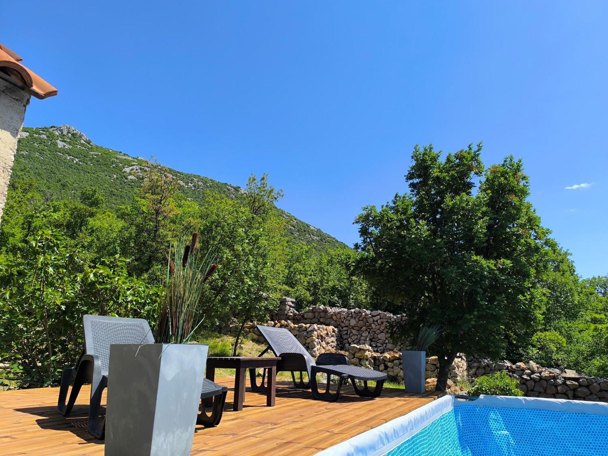 Holiday Home Lucija "" Private House With Pool "" Jablanac Exterior foto