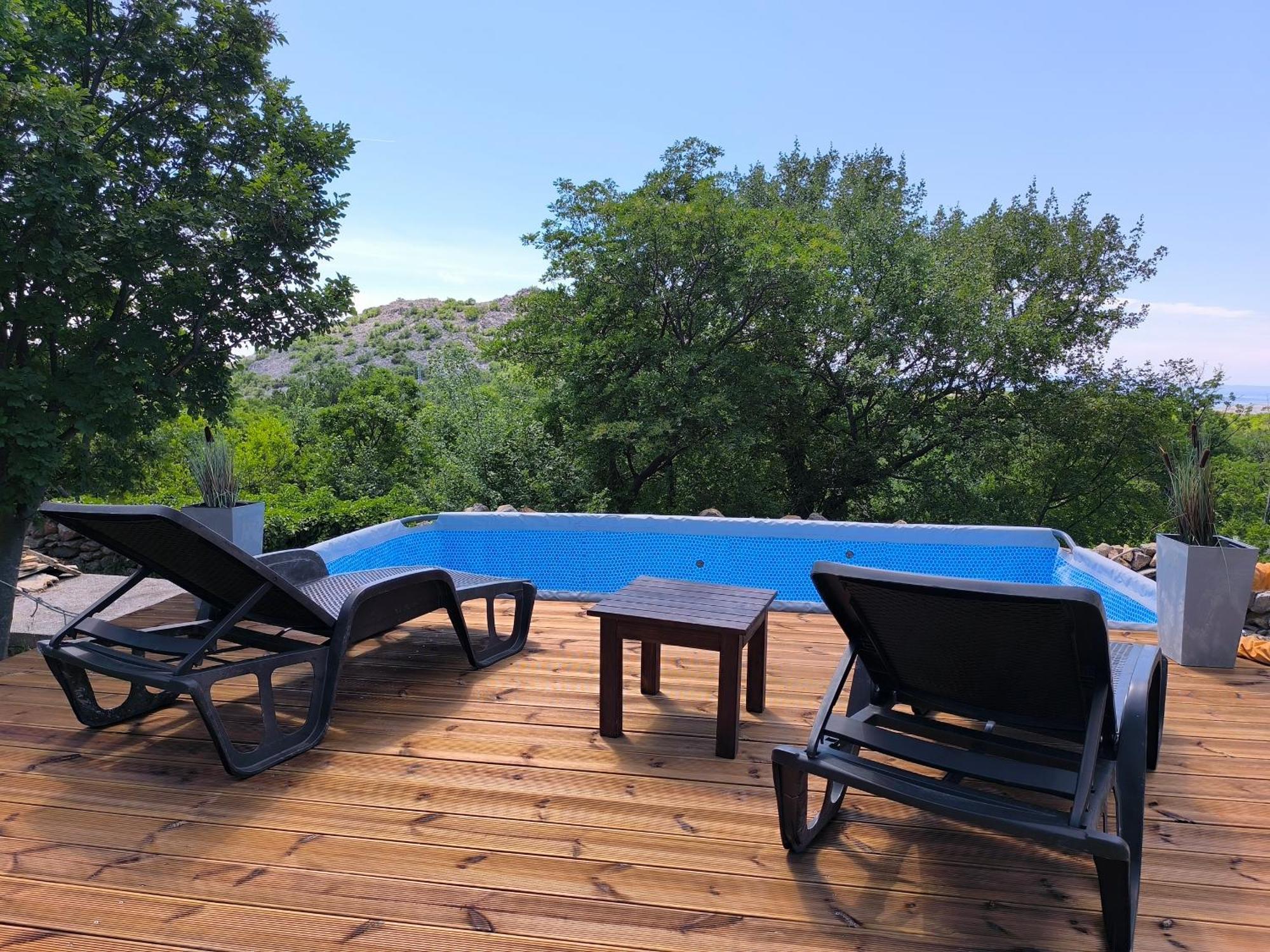 Holiday Home Lucija "" Private House With Pool "" Jablanac Exterior foto