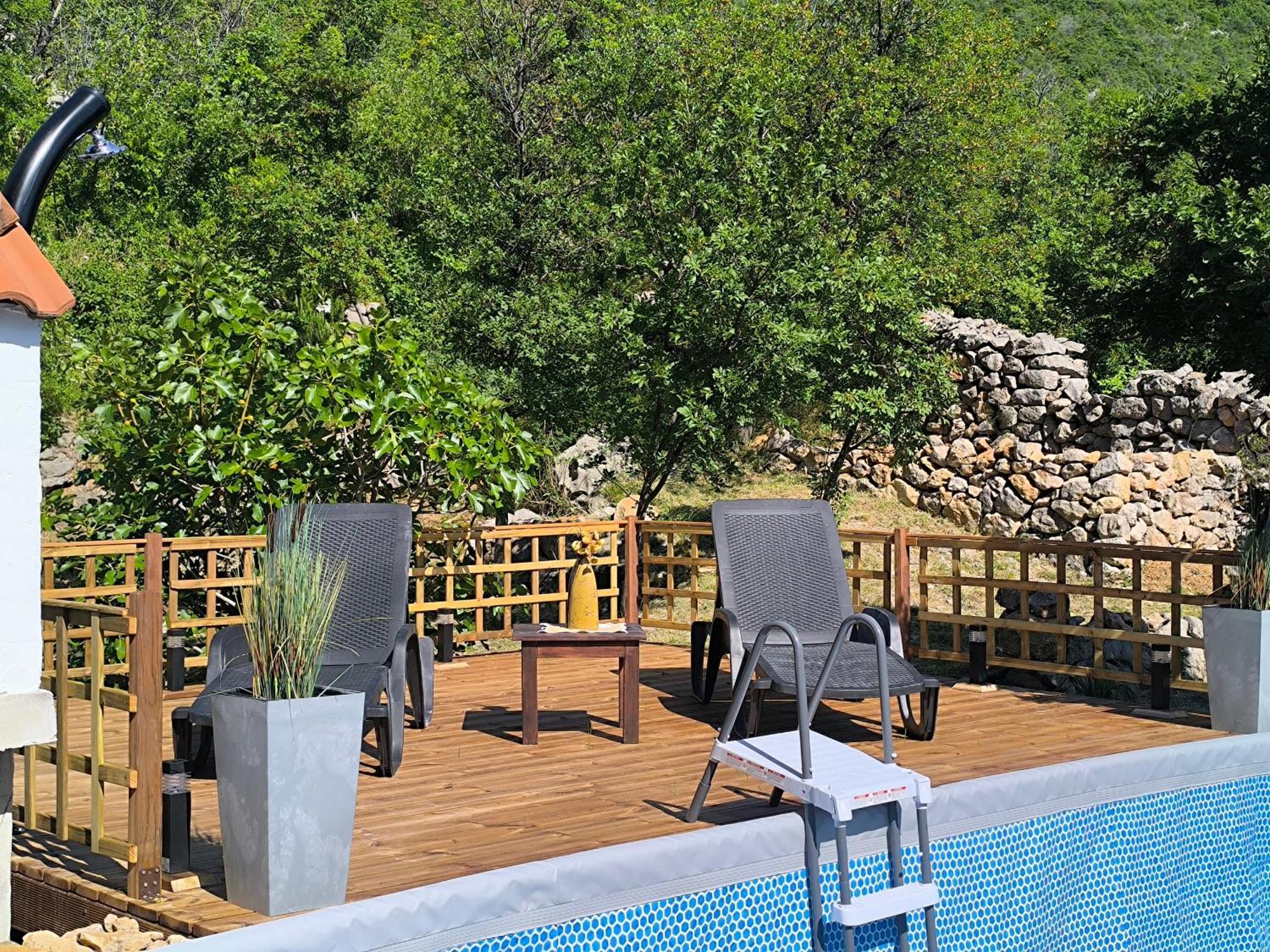 Holiday Home Lucija "" Private House With Pool "" Jablanac Exterior foto
