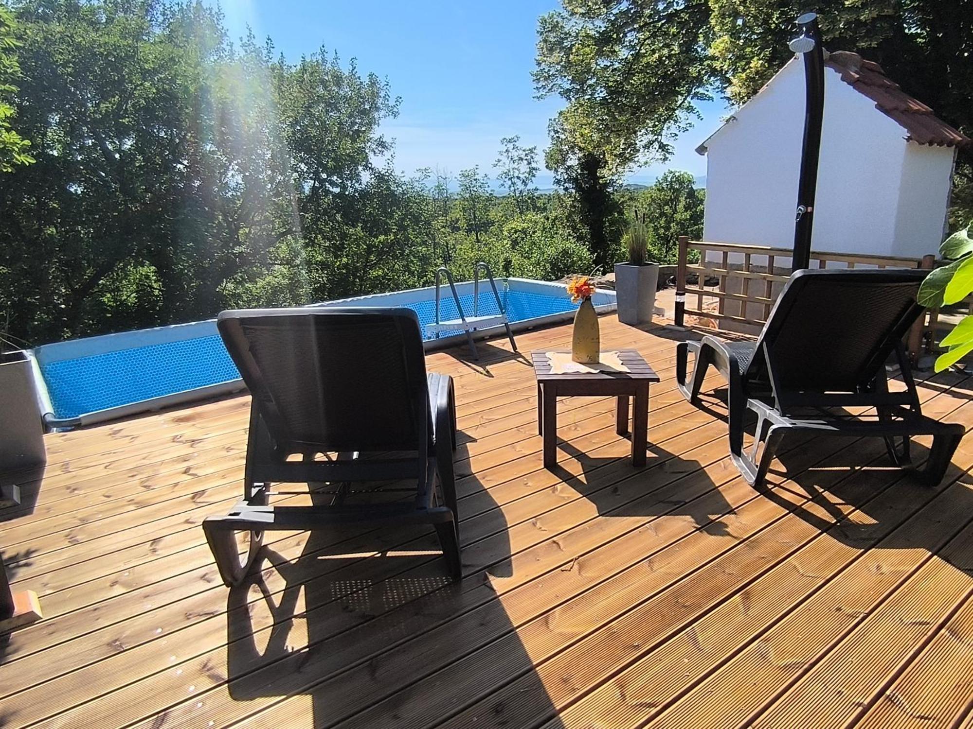 Holiday Home Lucija "" Private House With Pool "" Jablanac Exterior foto